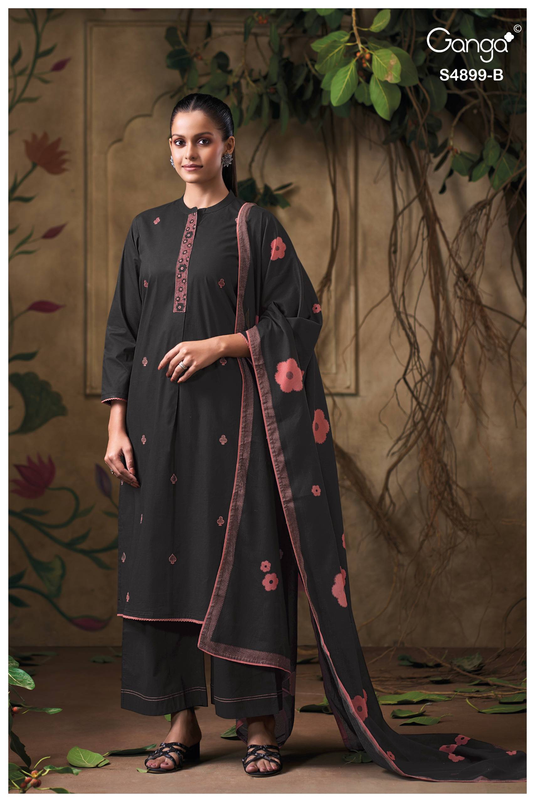 JULIERA 4899 Series By GANGA FASHION Stylish Beautiful Colourful Cotton Dresses At Wholesale Price